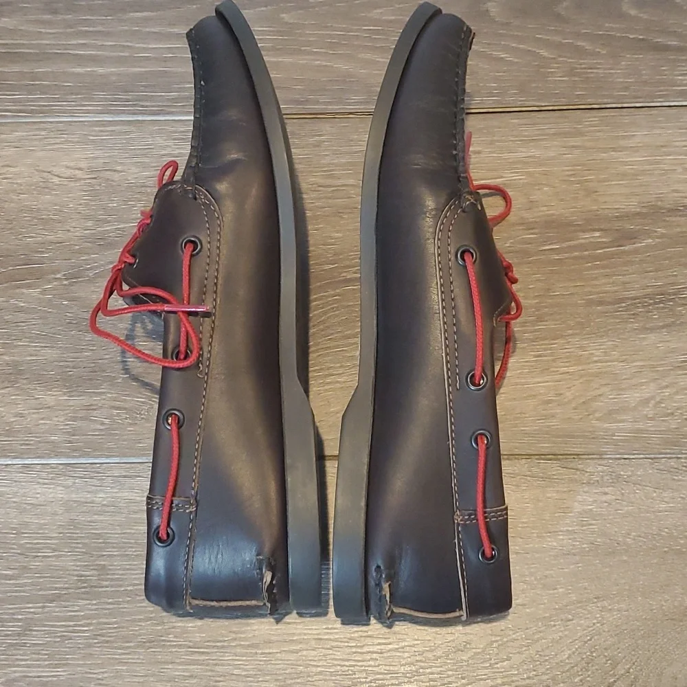 Timberland Brig 2‎ Eye Boat Shoes Dark Brown Men's 11M